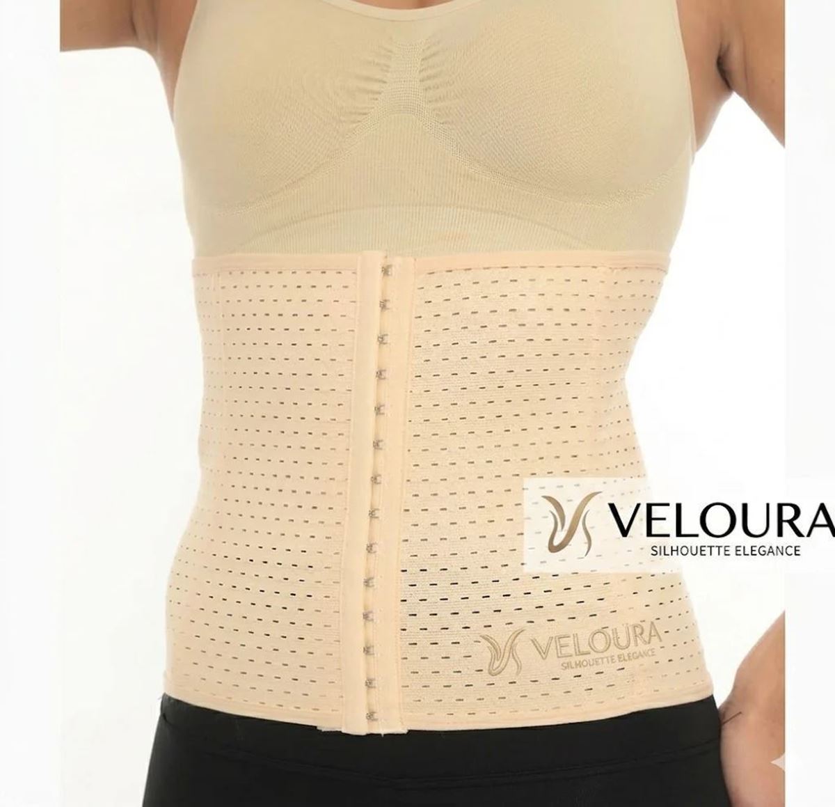 VELOURA DoubleShape™ Çift Katmanlı Bel Korsesi | Karın Toparlayıcı Şekillendirici Korse resmi