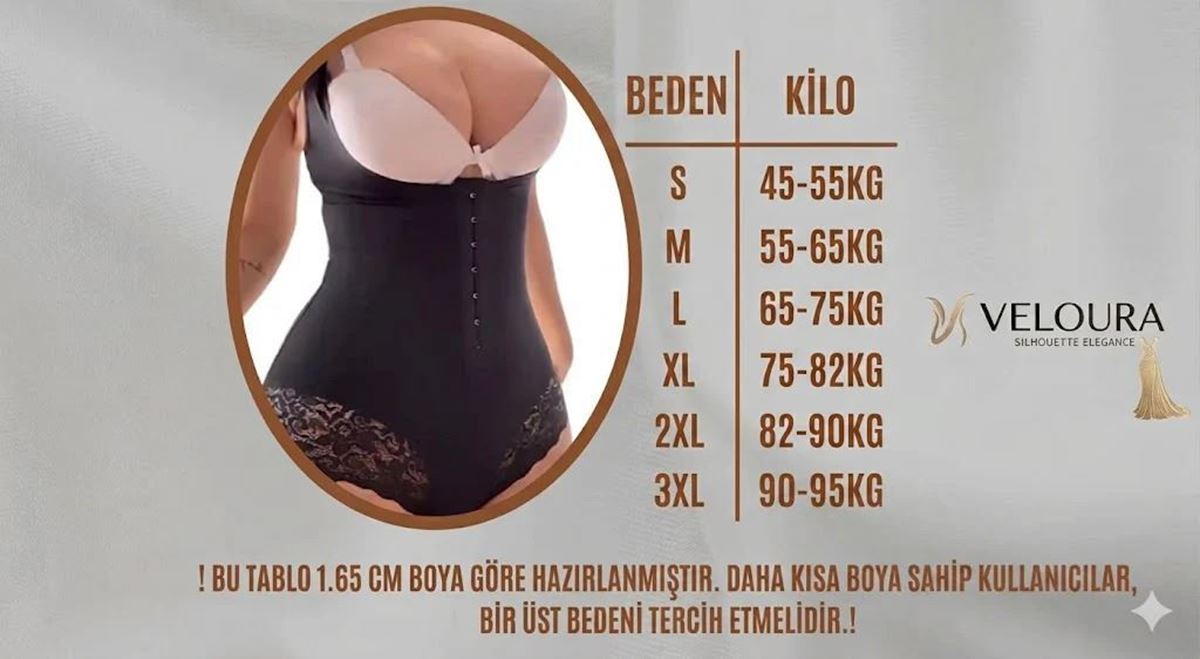 VELOURA Silhouette™ Şekillendirici Body resmi